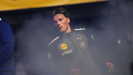 Nils Lichtlein überraschte mit einer Ansprache an die Mannschaft