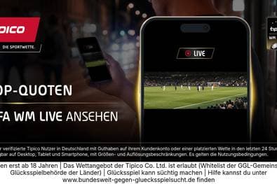 WM 2026: Top-Quoten und alle Spiele der FIFA-WM live ansehen