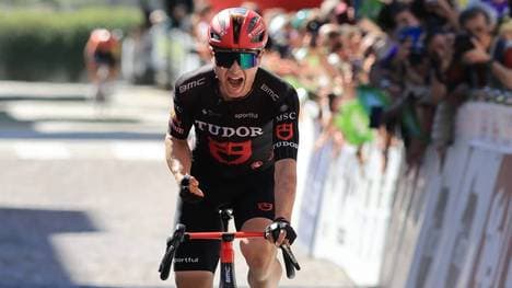 Lennart Jasch gewann 2026 die Königsetappe der Tour of the Alps