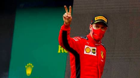 Sebastian Vettel gab in der Türkei sein Comeback auf dem Podest