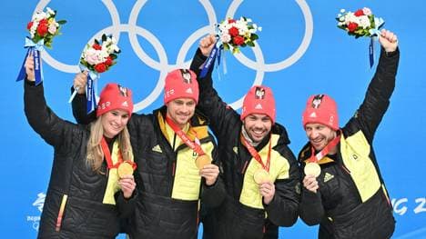 2022 gab es für die Rekord-Olympioniken gemeinsam Gold