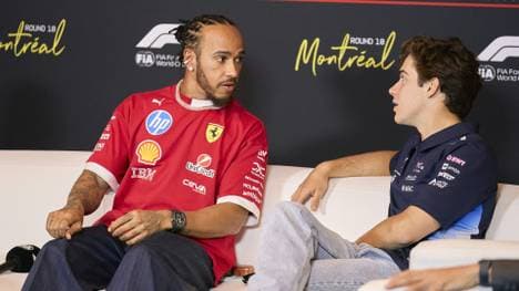 Franco Colapinto und Lewis Hamilton flogen gemeinsam