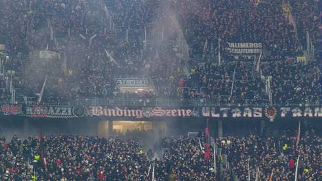 Fans von Eintracht Frankfurt verursachten am Wochenende schwere Krawalle