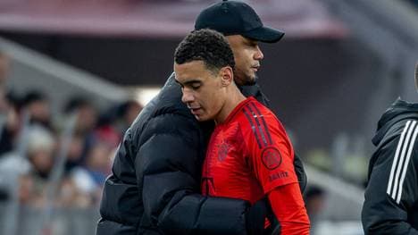 Vincent Kompany mit Jamal Musiala