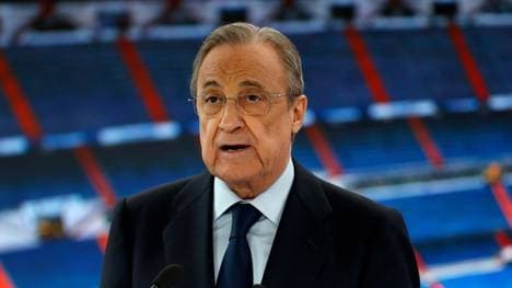 Real Madrid mit Florentino Perez verteidigt sich