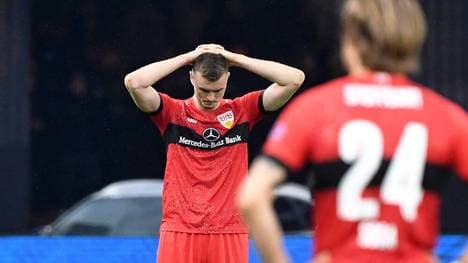 Sasa Kalajdzic und dem VfB Stuttgart droht der Abstieg aus der Bundesliga