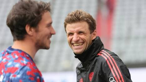 Thomas Müller (r.) mit Felix Neureuther