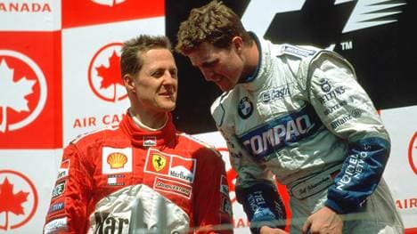 Ralf Schumacher (r.) durfte sich beim Kanada-GP 2001 über einen Sieg vor Bruder Michael freuen