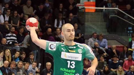 Maximilian Janke spielt in der Handball-Bundesliga beim SC DHfK Leipzig