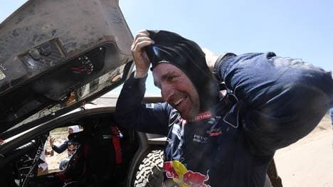 Stephane Peterhansel hatte nach der dritten Etappe Grund zum Lächeln