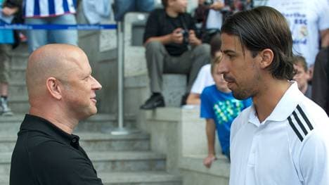 Jörg Neubauer (l.) mit seinem Schützling Sami Khedira