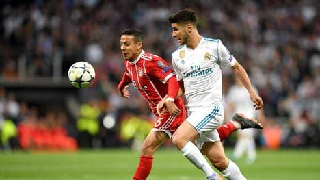 Bayerns Thiago Alcantara scheint ein heißer Kandidat bei Real Madrid zu sein