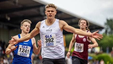 Jakob Kemminer bei der Junioren-DM in  Mönchengladbach