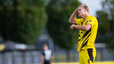 Erling Haaland machte beim Gegentor keine gute Figur