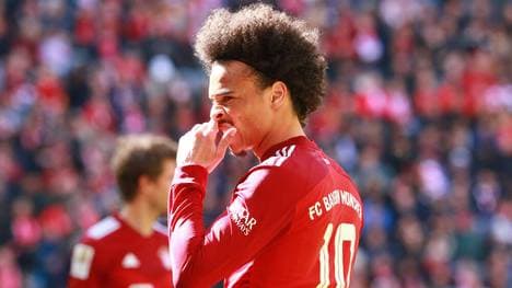  Leroy Sané war gegen den FC Augsburg mit seiner Auswechslung unzufrieden