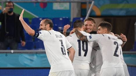 Italien schoss erstmals bei einer EM mehr als zwei Tore in einem Spiel