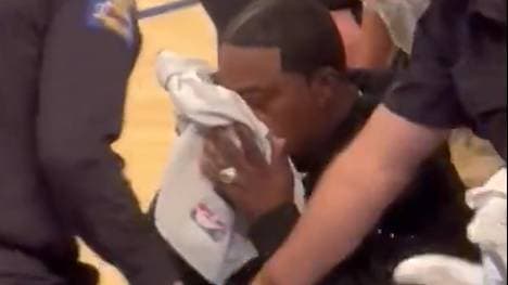 Tracy Morgan musste sich beim Spiel übergeben