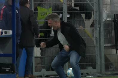 Ein Trainer außer Rand und Band!