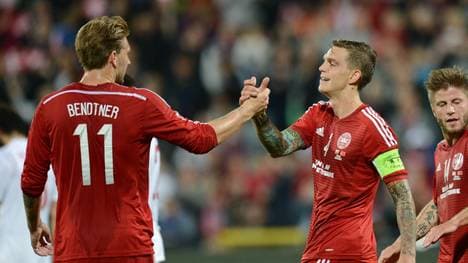 Dänemark setzte sich mit 2:1 gegen Montenegro durch