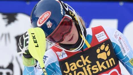 Mikaela Shiffrin zog sich einen Innenbandriss zu