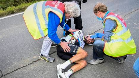 Julian Alaphilippe hat sich an der Hand verletzt