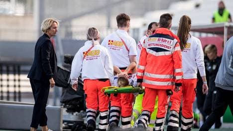 Giulia Gwinn verletzte sich beim klaren deutschen Sieg