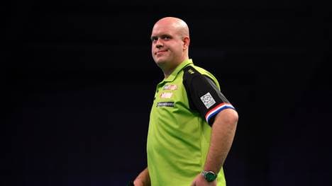 Michael van Gerwen war mit seiner Leistung nicht zufrieden