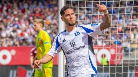 Bleibt der HSV (im Bild: Ludovit Reis) auch im HSV Braunschweig Tipp am Drücker?