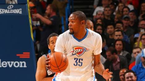 Kevin Durant erzielte gegen die Spurs 31 Punkte