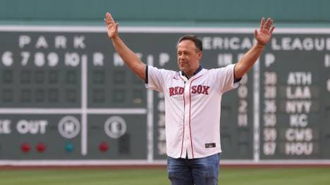 Als Gast beim Baseball: Marco Sturm