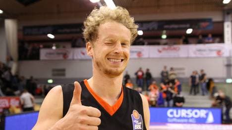 Per Günther freut sich über den Auswärtssieg von ratiopharm Ulm