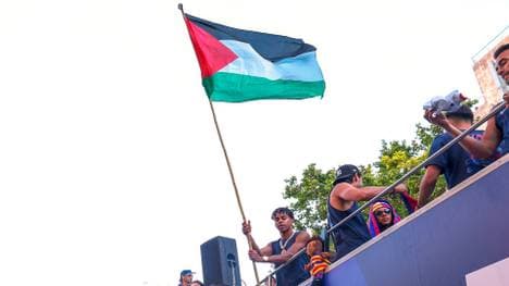 Lamine Yamal mit Palästina-Flagge 