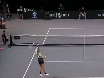 Im Battle of the Sexes-Turnier treffen die Weltranglisten-Erste Aryna Sabalenka und der Australier Nick Kyrgios aufeinander.