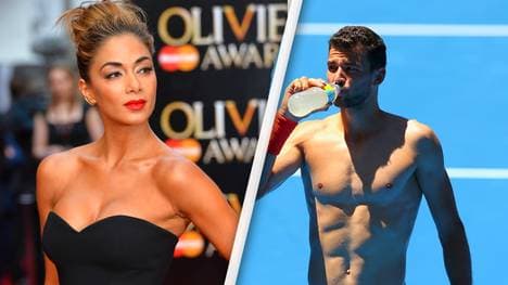 Nicole Scherzinger (l.) und Grigor Dimitrov (r.) turteln in Brisbane