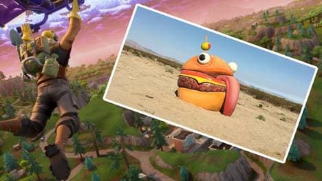 Fotograf Sela Shiloni entdeckt eine lebensgroße Version des Durr Burgers aus Fortnite