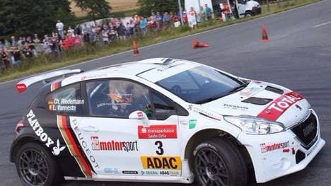 Will wieder an die Tabellenspitze: Christian Riedemann im Peugeot