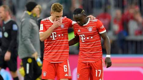 Sadio Mané (r.) steht wieder in der Startelf des FC Bayern