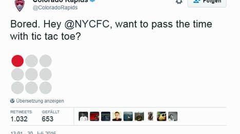 Tic-Tac-Toe-Duell zwischen MLS-Klubs