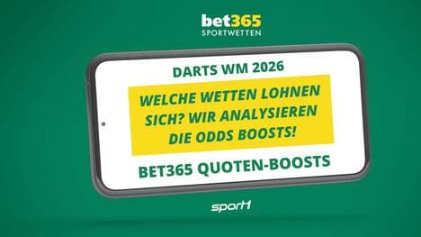 Bet365 Quotenboosts zur Darts WM 
