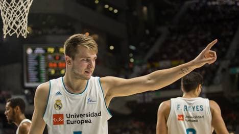 Luka Doncic machte beim Sieg in Bamberg sieben Punkte