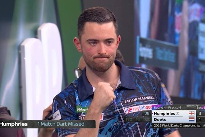 Machtdemonstration von Humphries!