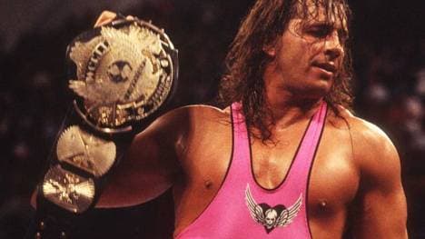 Bret Hart zu seiner Zeit als WWF-Champion in den Neunzigern