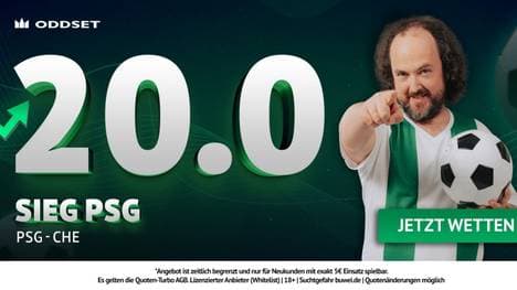 20er-Quotenturbo bei ODDSET zum PSG - Chelsea Spiel