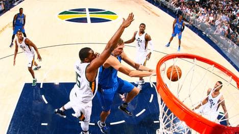 Dirk Nowitzki kehrte gegen Utah nach seiner Krankheit auf das Parkett zurück