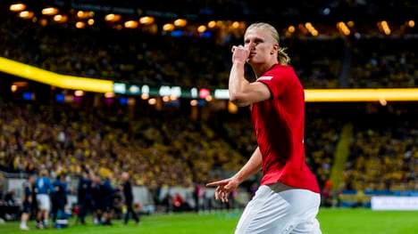 Erling Haaland läuft bald für ManCity auf