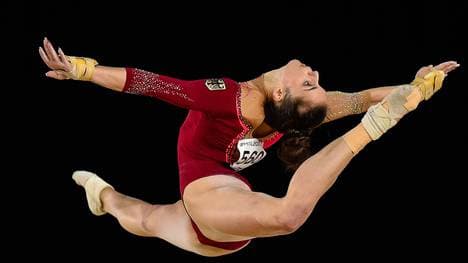 Kunstturnen: Pauline Schäfer muss für Turn-WM in Doha absagen, Pauline Schäfer gewann 2017 den WM-Titel am Schwebebalken