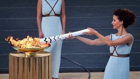 GREECE-OLY-2016-FLAME-HANDOVER