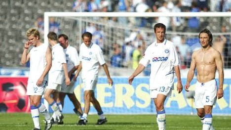 Fussball: 1. BL 03/04, Hertha BSC Berlin - SC Freiburg