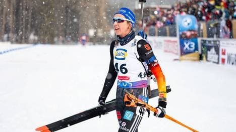 Franziska Preuß durfte sich am Ende über Silber freuen