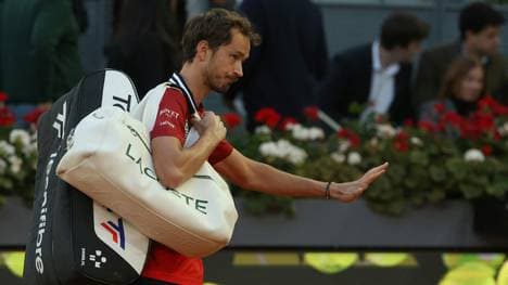 Aufgabe nach dem ersten Satz: Daniil Medwedew